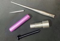 Componentes de aluminio natural y anodizado